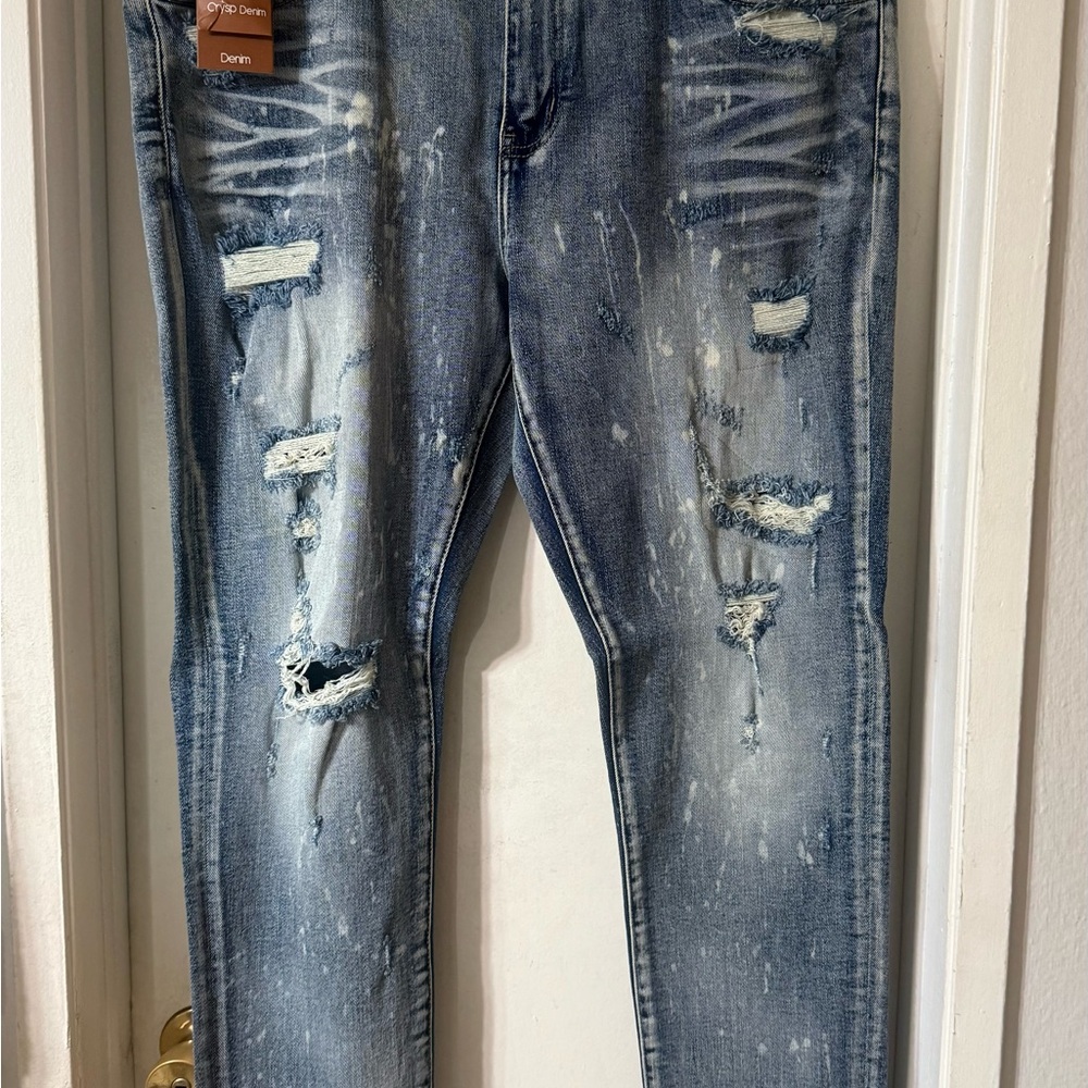 Men jeans CRYSP Denim STRETCH